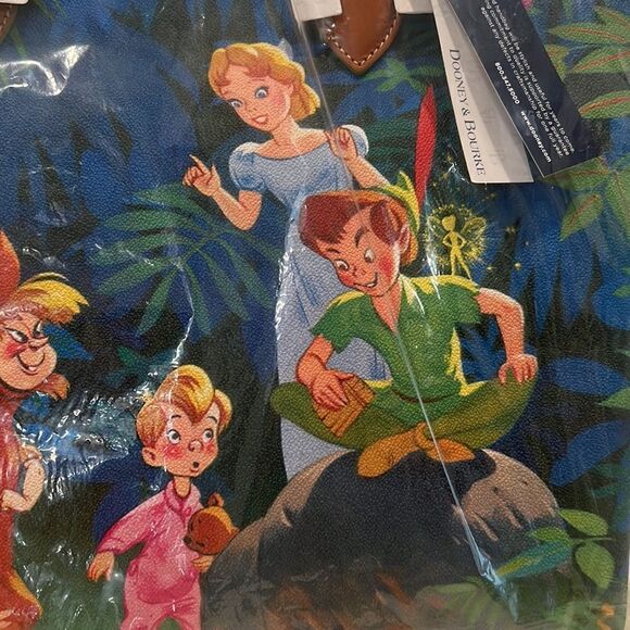 Dooney & Bourke X Disney Parks Peter Pan Tote Bag Wendy Tinker Bell tote NIB - Picture 10 of 13